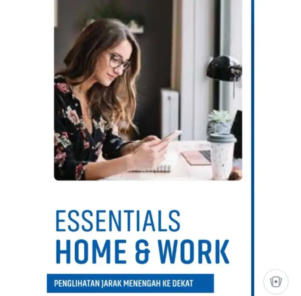 LENSA PROGRESIF ESSILOR ESSENTIALS 1.5 BLUE CUT UV420 HOME & WORK