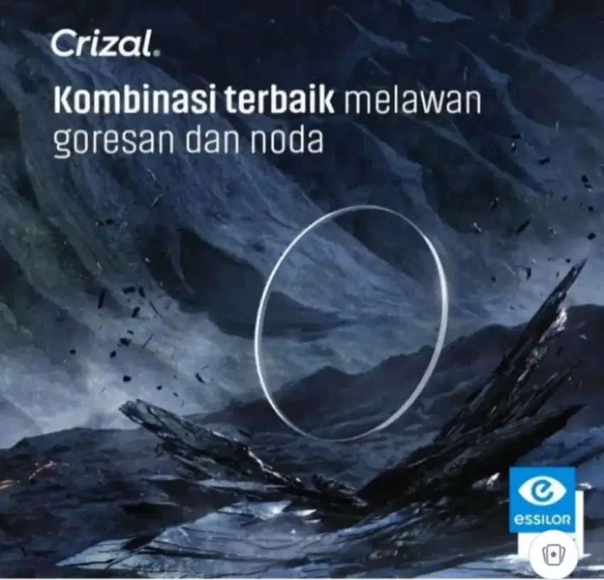 LENSA KACAMATA ESSILOR CRIZAL 1.56 BLUE UV CAPTURE CRIZAL EASY