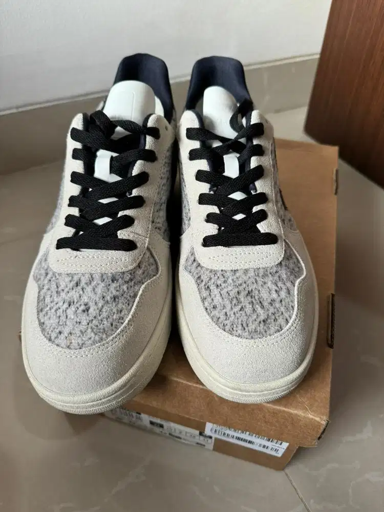 Sepatu Veja V-10 V10 Flannel Snow Black Original size 43