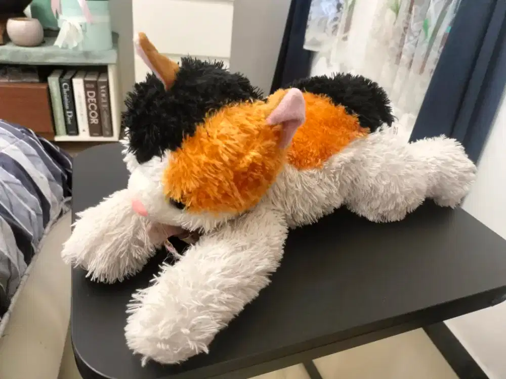 Boneka kucing lucu 3 warna