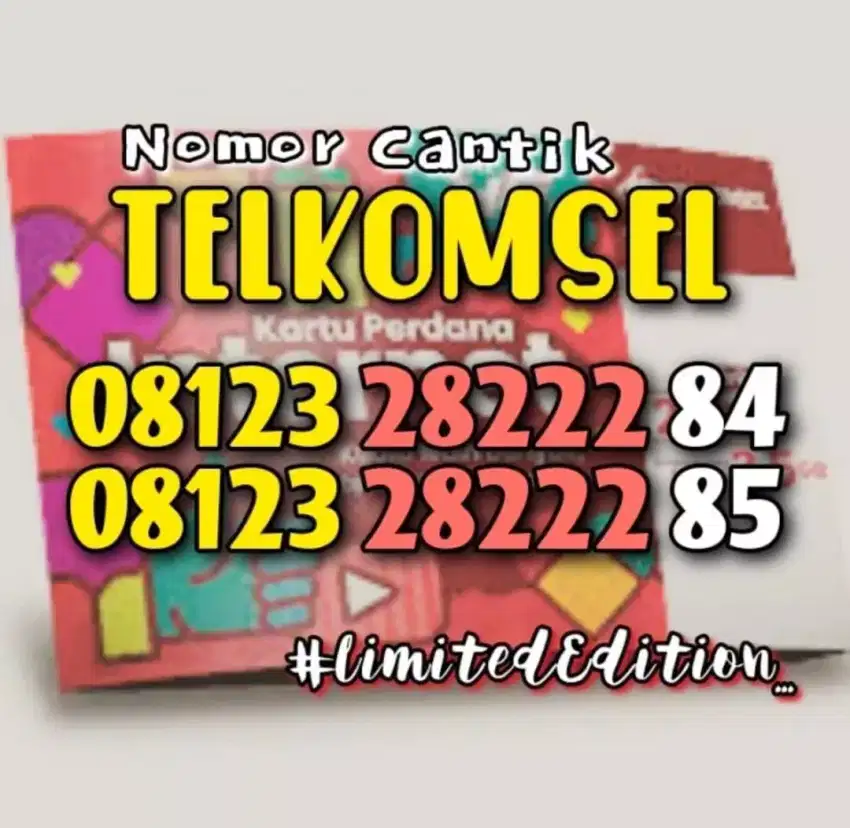 (bisa COD) Nomor CANTIK Kartu TELKOMSEL SIMPATI 222 84 vs 85