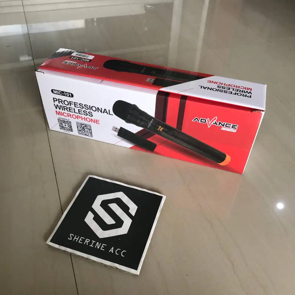 Mic Wireless Advance Mic-101( mic 101) / Mic Nirkabel Portable