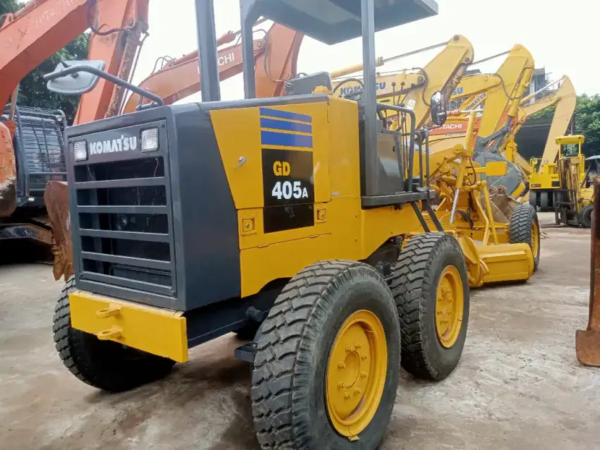 JUAL KOMATSU GD405A-2 ALAT BERAT MOTOR GRADER BUILT UP 2019