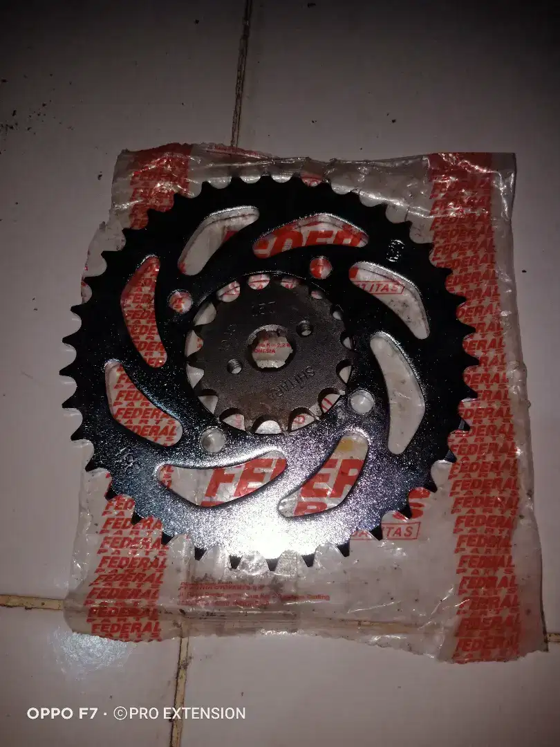 Gear depan belakang Jupiter MX new 135