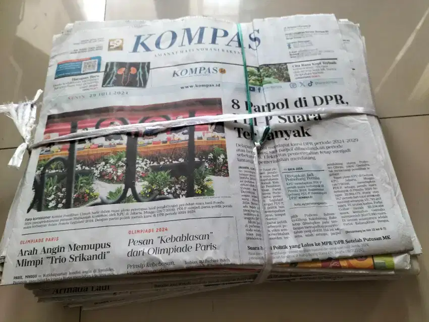 Koran Kompas Bekas harga Kiloan