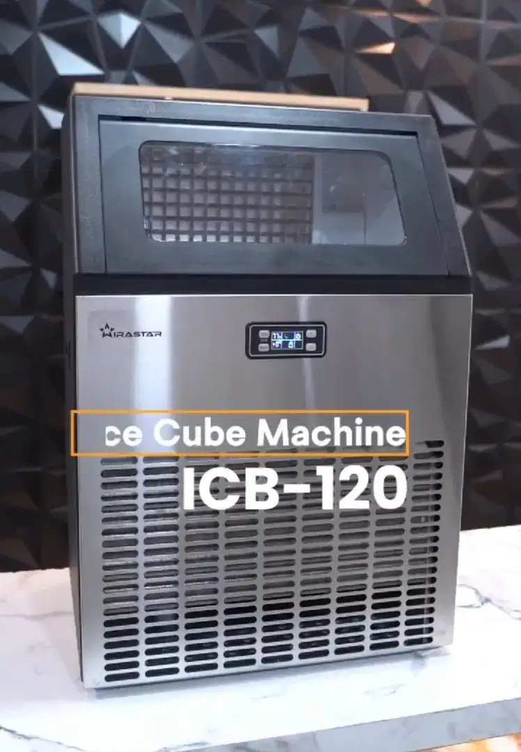 Ice Maker Mesin Pembuat Es Batu kristal Cube Wirastar ICB 120