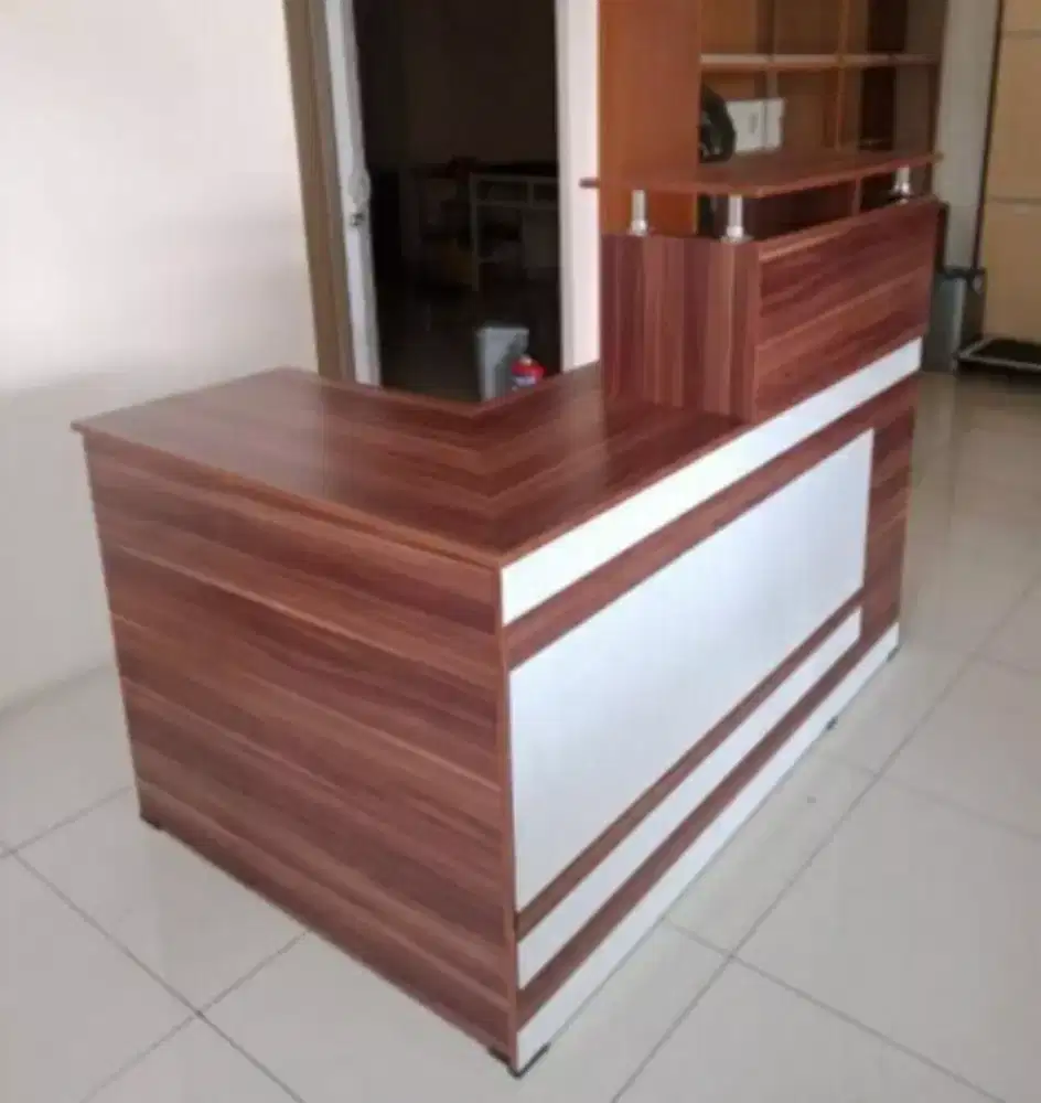 COD meja kasir cantik tampilan terbaru. Order via whatsapp