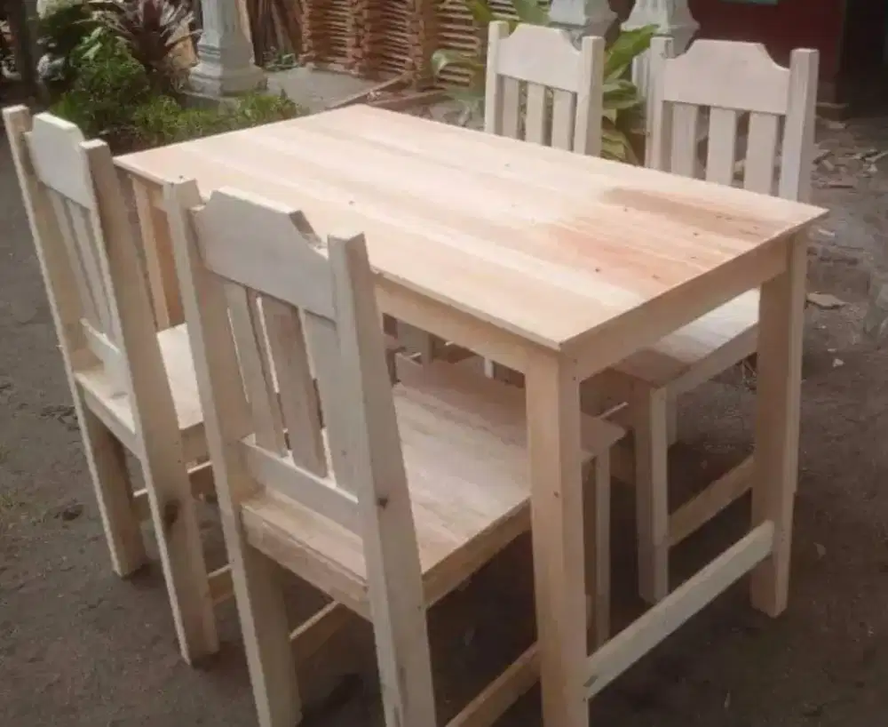 Meja kursi warkop cafe