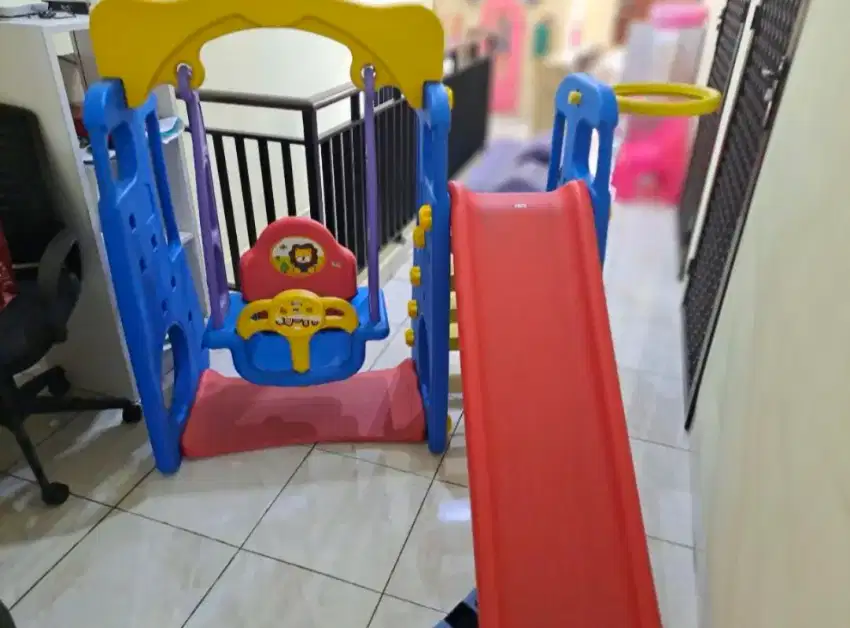 ayunan perosotan slide and swing tobebe second preloved bekas