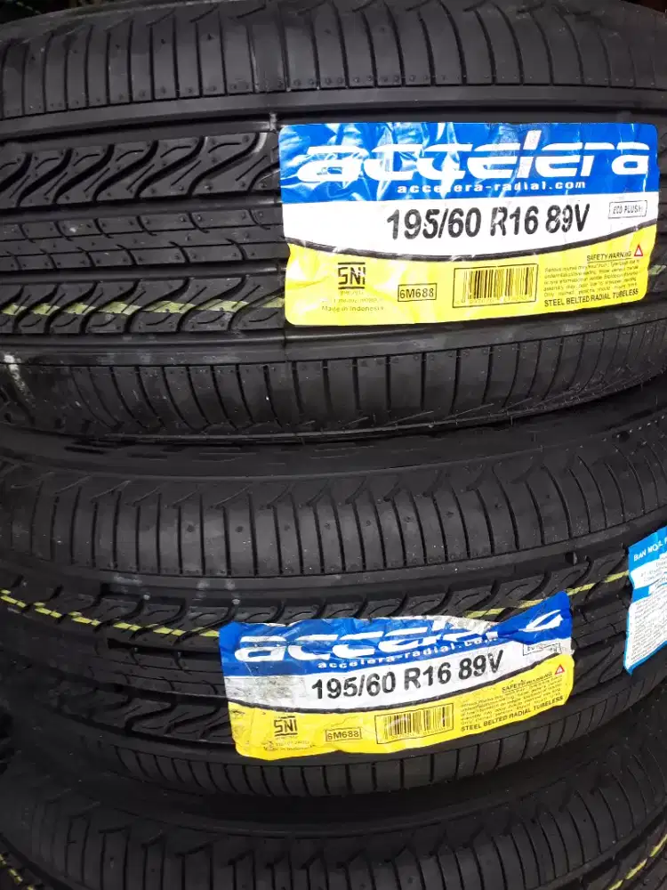 BAN ACCELERA ECO PLUSH 195-60 R16 STADAR BRV,NEW AVANZA,XENIA,XL7