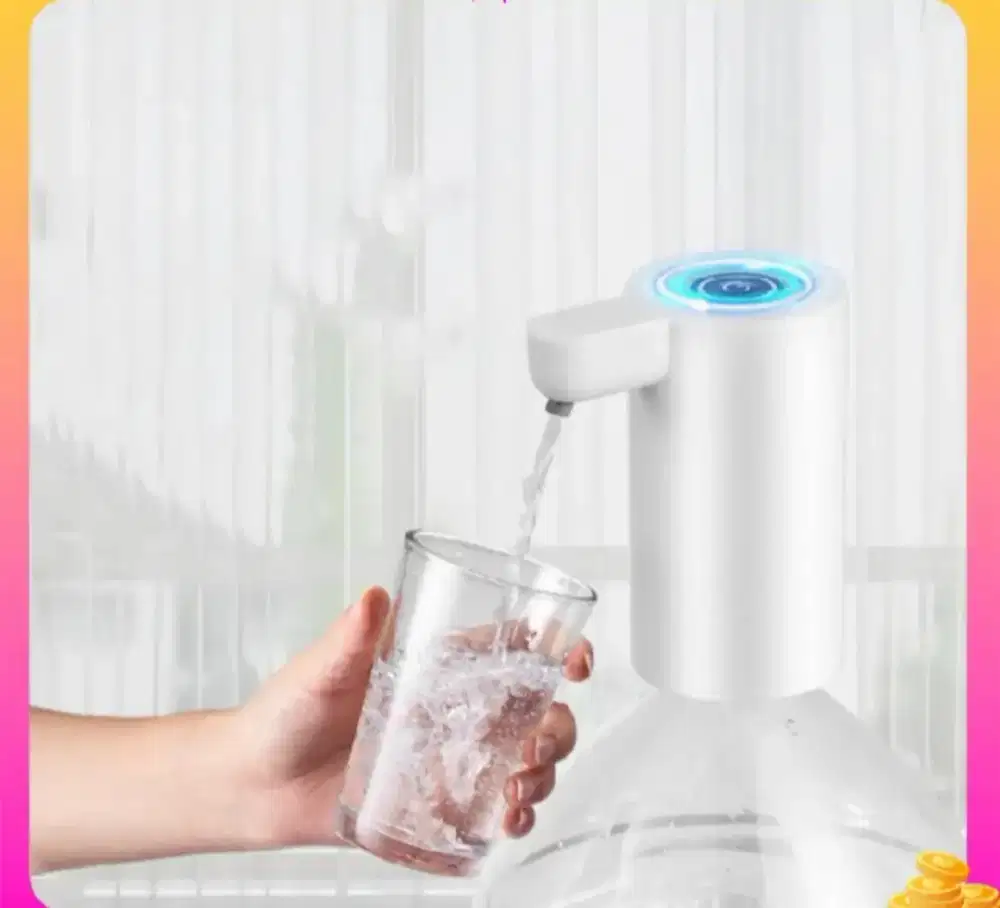 Pompa air gallon elektrik portable tidak berisik