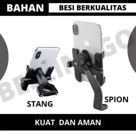 Holder Motor Besi Stang dan Spion