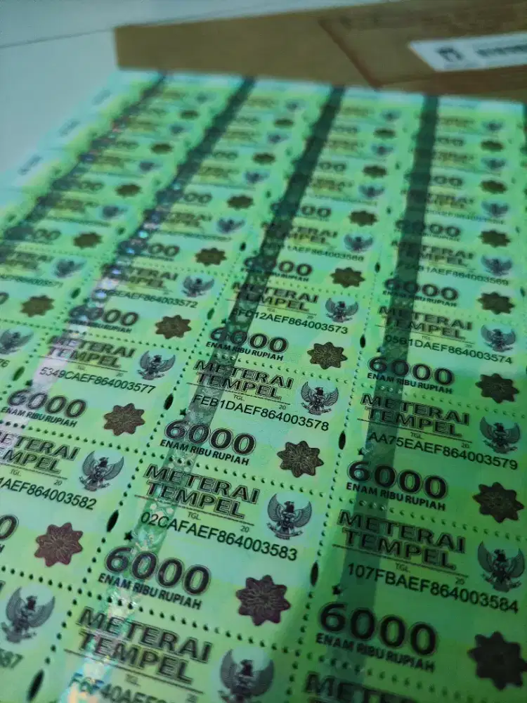 Materai / perangko / matere 6000 tahun design 2014 Collector