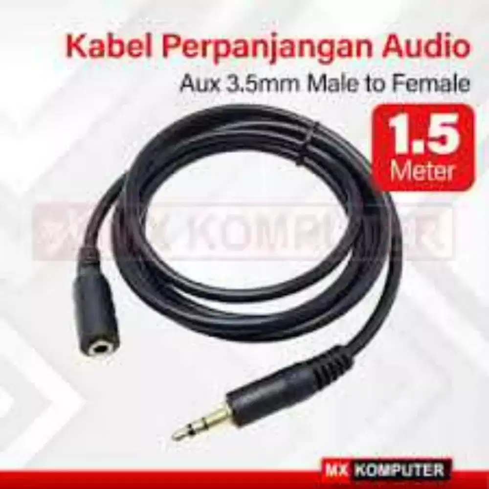 Kabel perpanjangan aux 1.5 meter