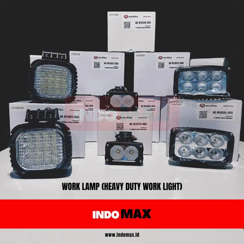 Heavy Duty Work Lamp | Work Light | Lampu Sorot Alat Berat
