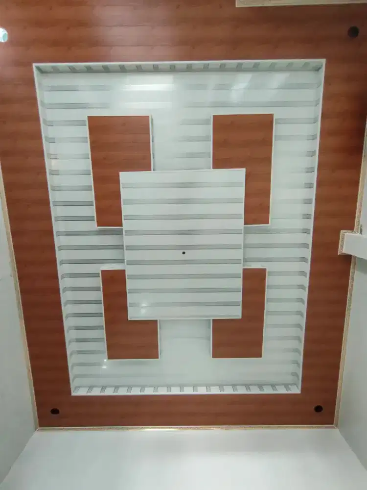 Plafon PVC terpasang rapih