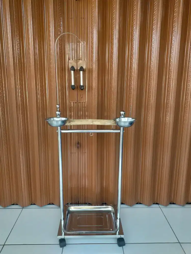 (COD) Tangkringan Burung Stainless