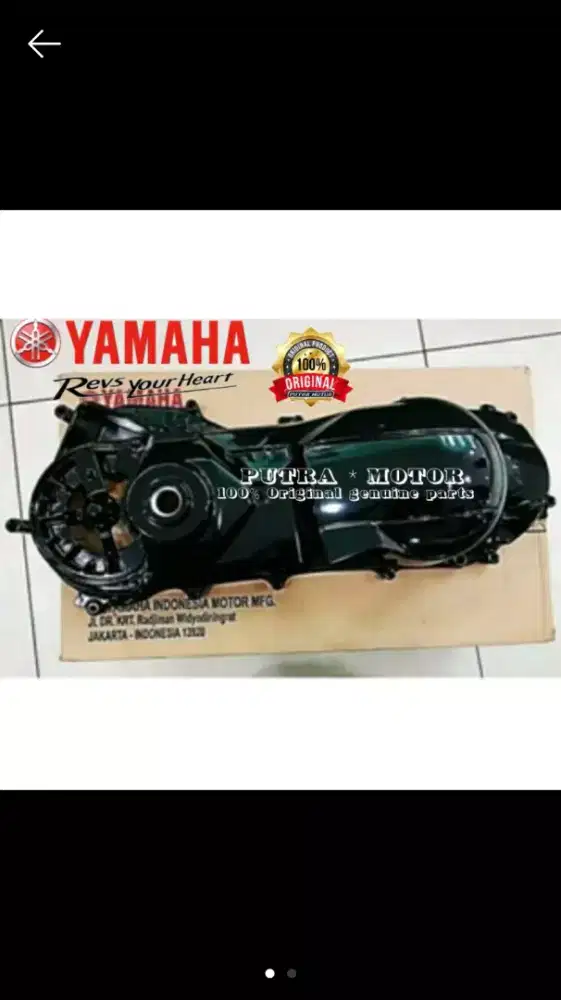 tutup box CTV motor Aerox 125cc dan stank motor