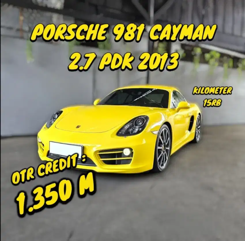 PORSCHE 981 CAYMAN 2.7 PDK 2013 LOW KILOMETER