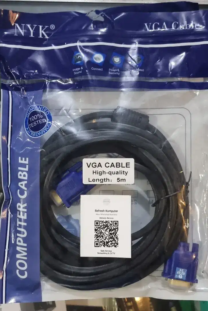 Kabel vga 5m by NYK kualitas A