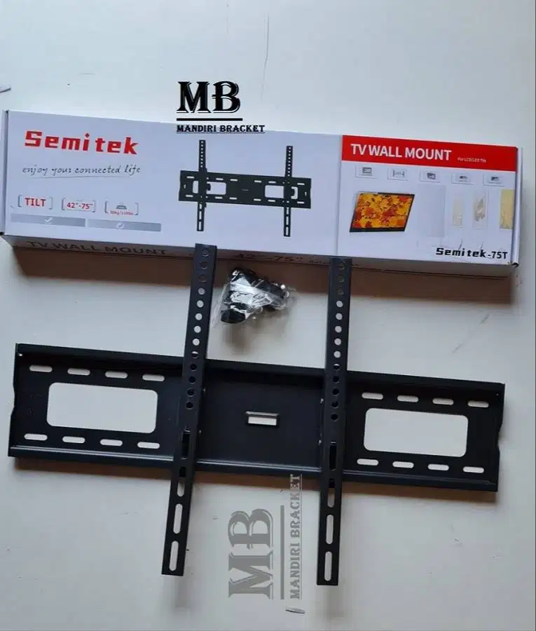 semitek - 75T / 75 T Wall Bracket TV LCD / LED 42 inch - 75 inch TILT