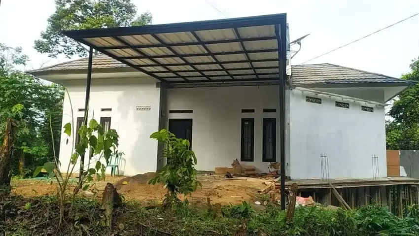 Kanopi carport rumah minimalis atap alderon RS