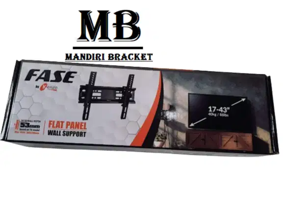 Bracket Fase LCD LED TV Curved 17-42 inc - Braket Brecket Breket FB03