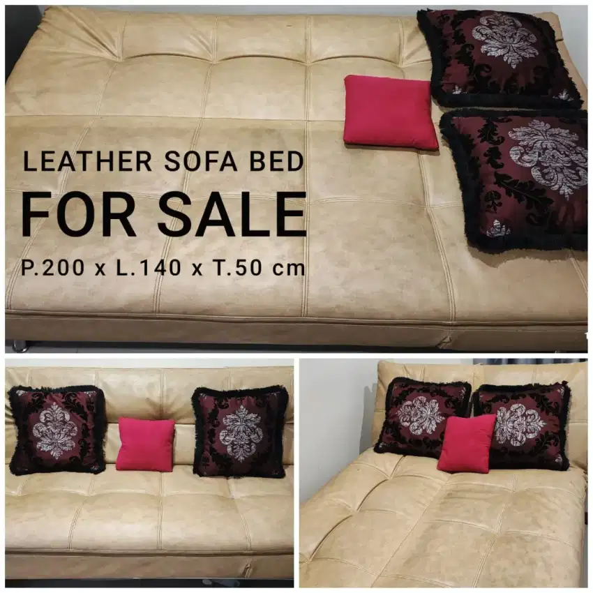 Sofa Bed _ Beige 3 in 1