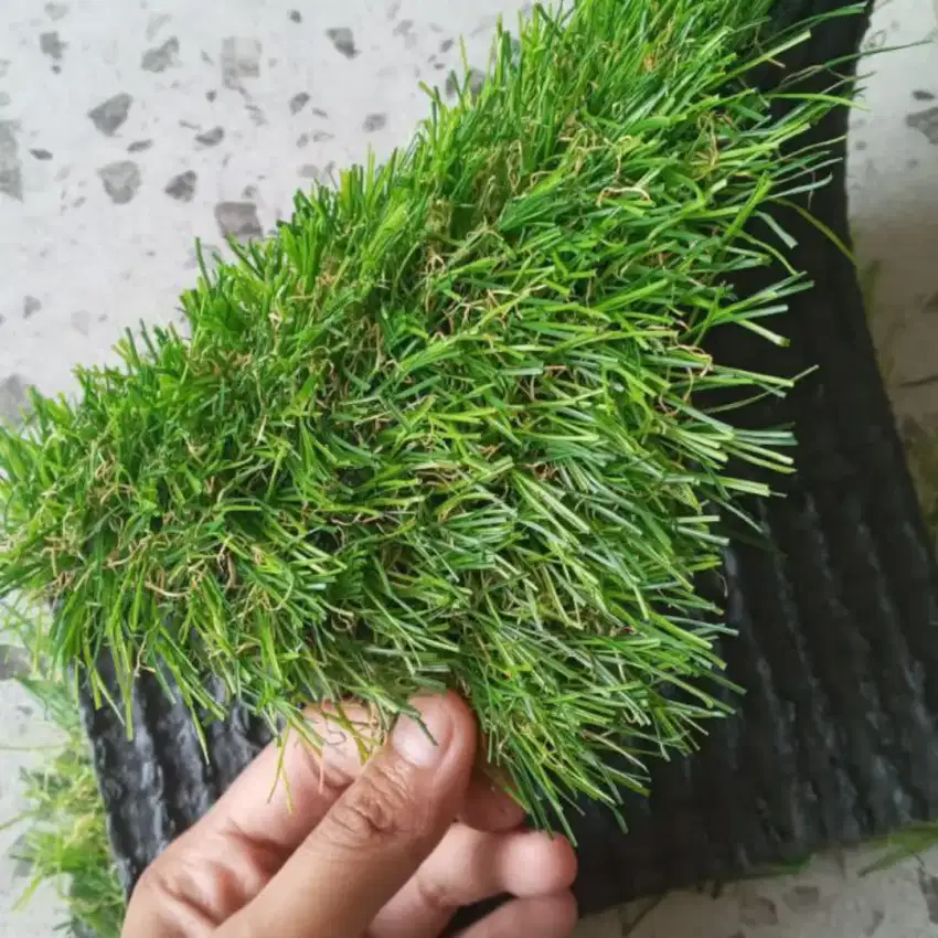 Rumput sintetis persis rumput asli