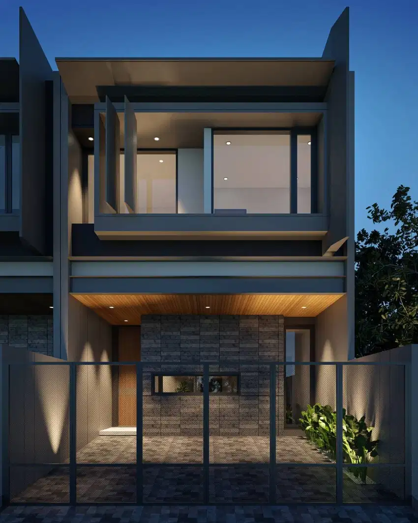 Manyar2-an NEW GRESS Rumah Modern Minimalis