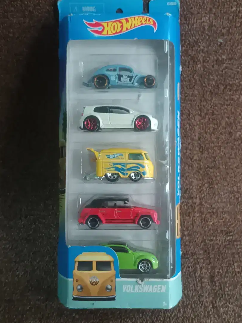 Hot Wheels Diecast Volkwagens 5 Gift Pack