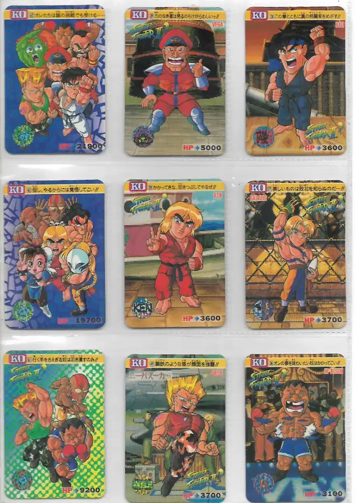 Kartu street fighter 30 pcs