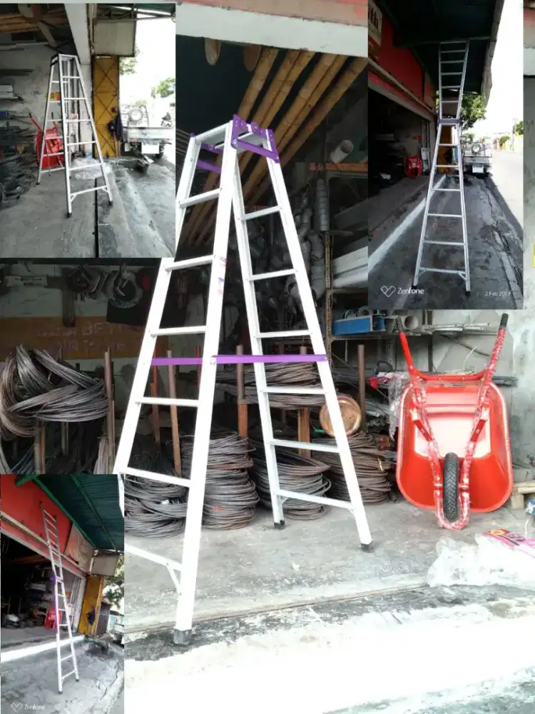 Jual tangga aluminium manten tinggi 2 meter