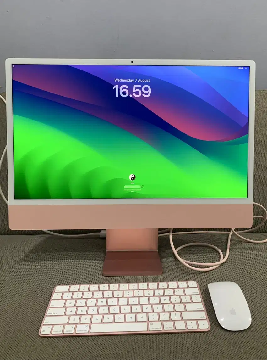 Apple iMac M1 24 2021 Pink 8GB 256GB Resmi