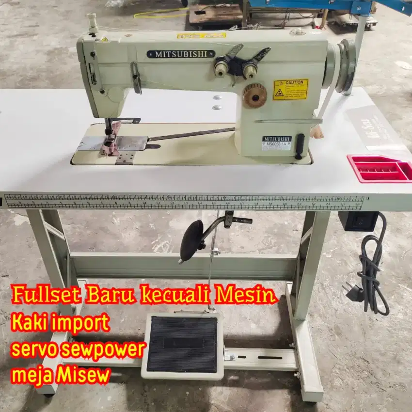 mesin jahit jarum 2 MH rantai servo