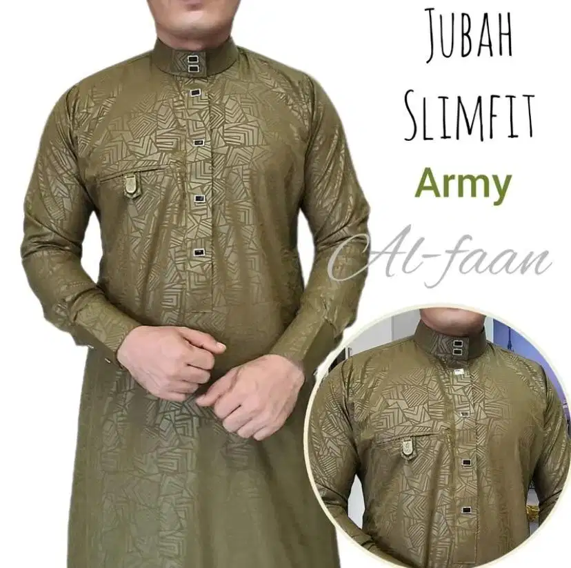 JUBAH (BAHAN MENGKILAT TEBAL)