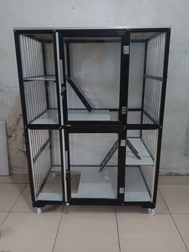 Kandang kucing tnon led