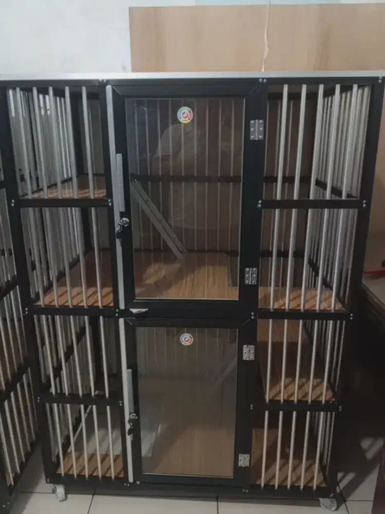 Kandang kucing dua lantai