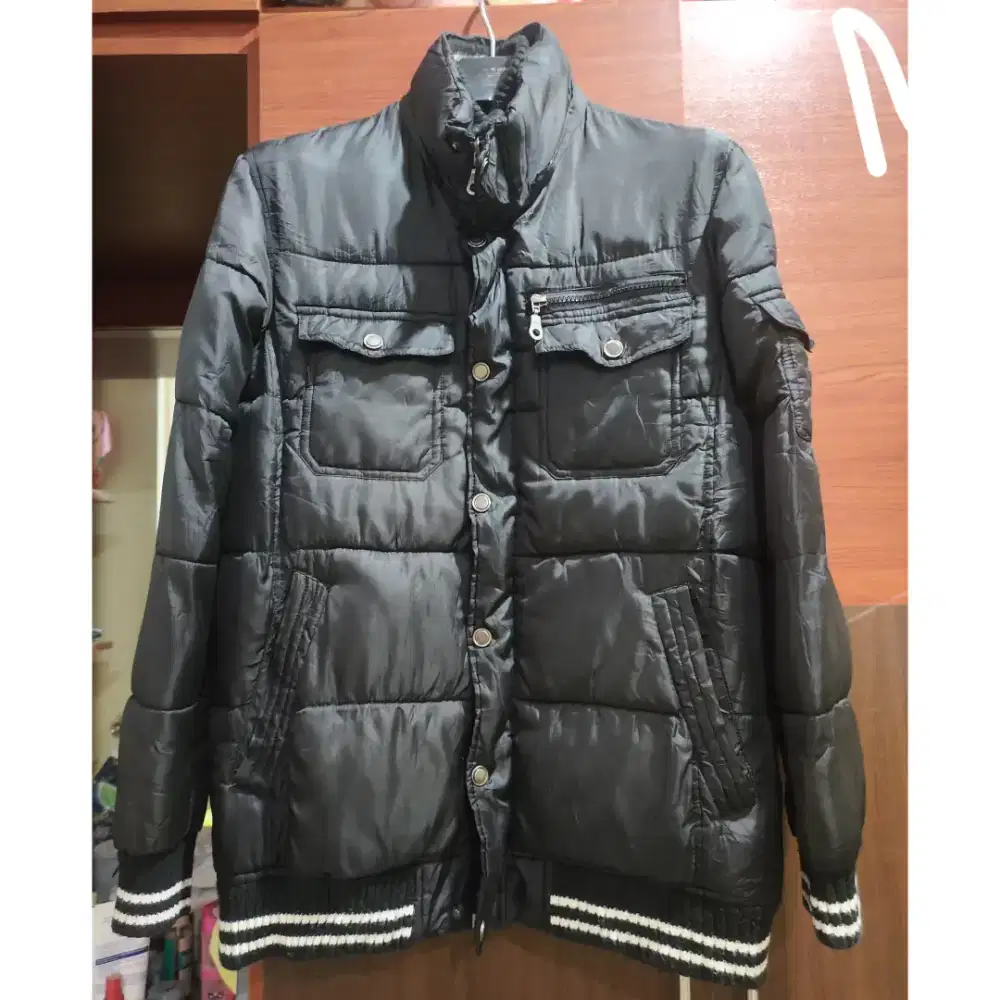 Jaket Motor / Biker Tebal Gelembung