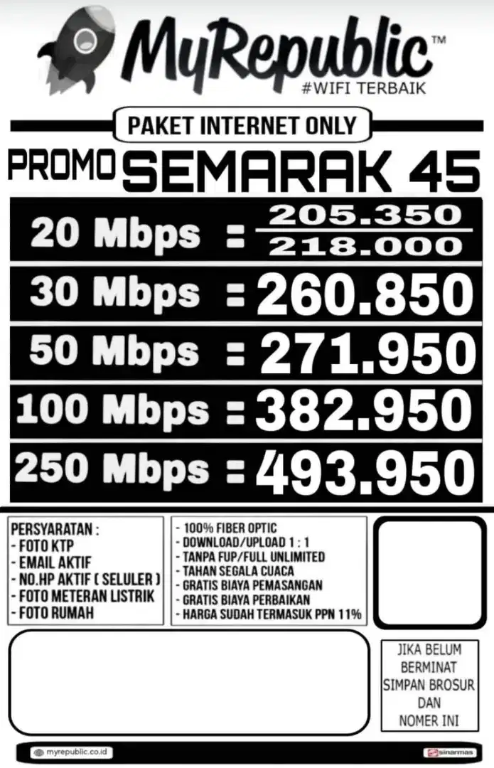 PASANG WIFI MYREPUBLIC INTERNET UNLIMITED