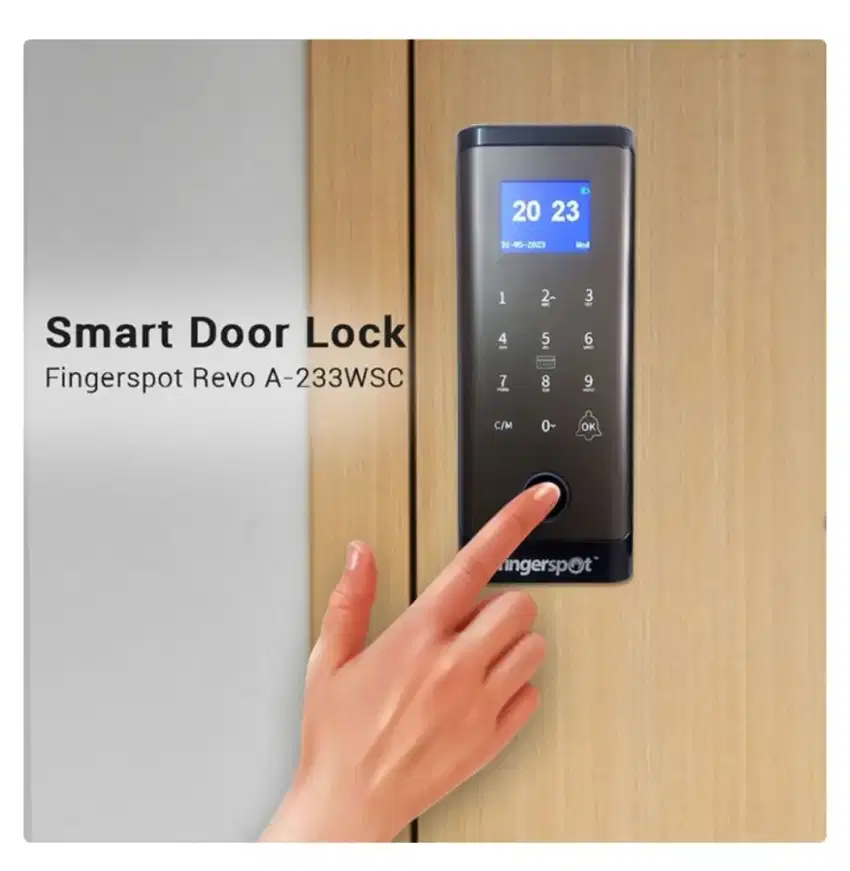 Gagang Pintu Kunci Smart Door Lock Fingerspot Revo A233WSC