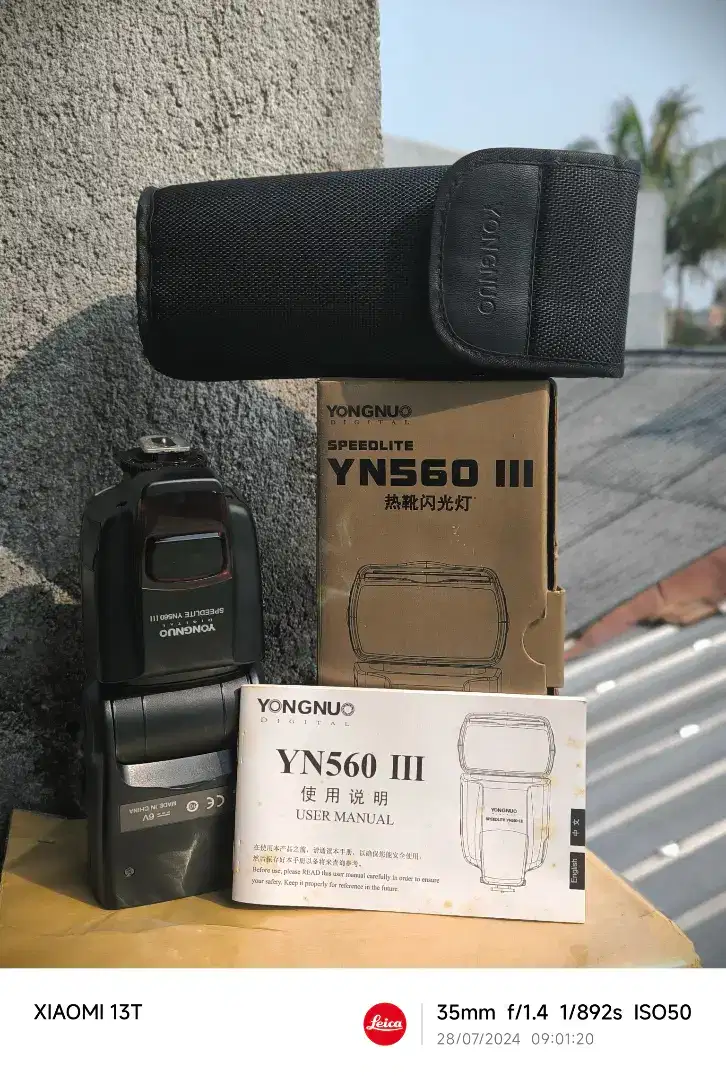 Jual Second flash yongnuo YN560 III..Untuk DSRL CANON