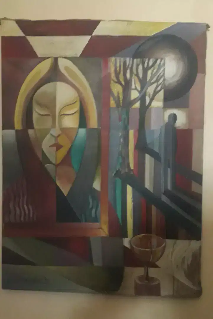 Lukisan Canvas Jadul