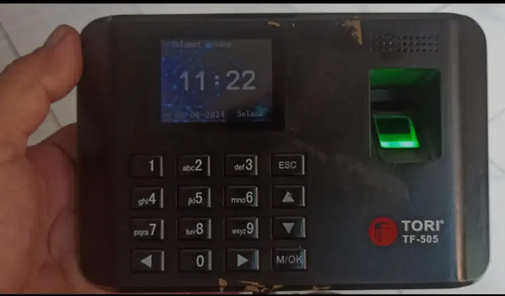 Alat absensi sidik jari normal, take all