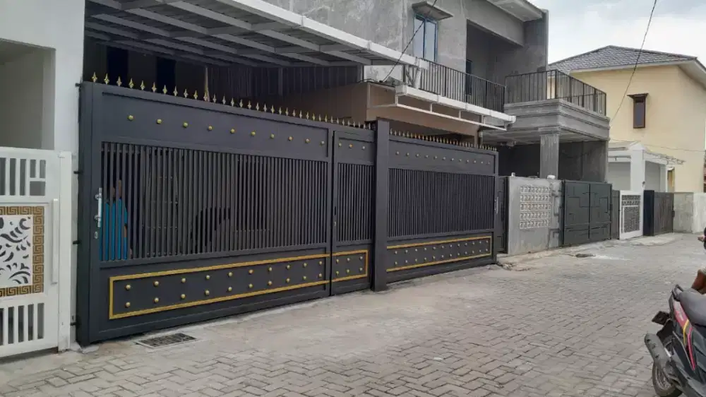 Pintu kipas dan jerjak