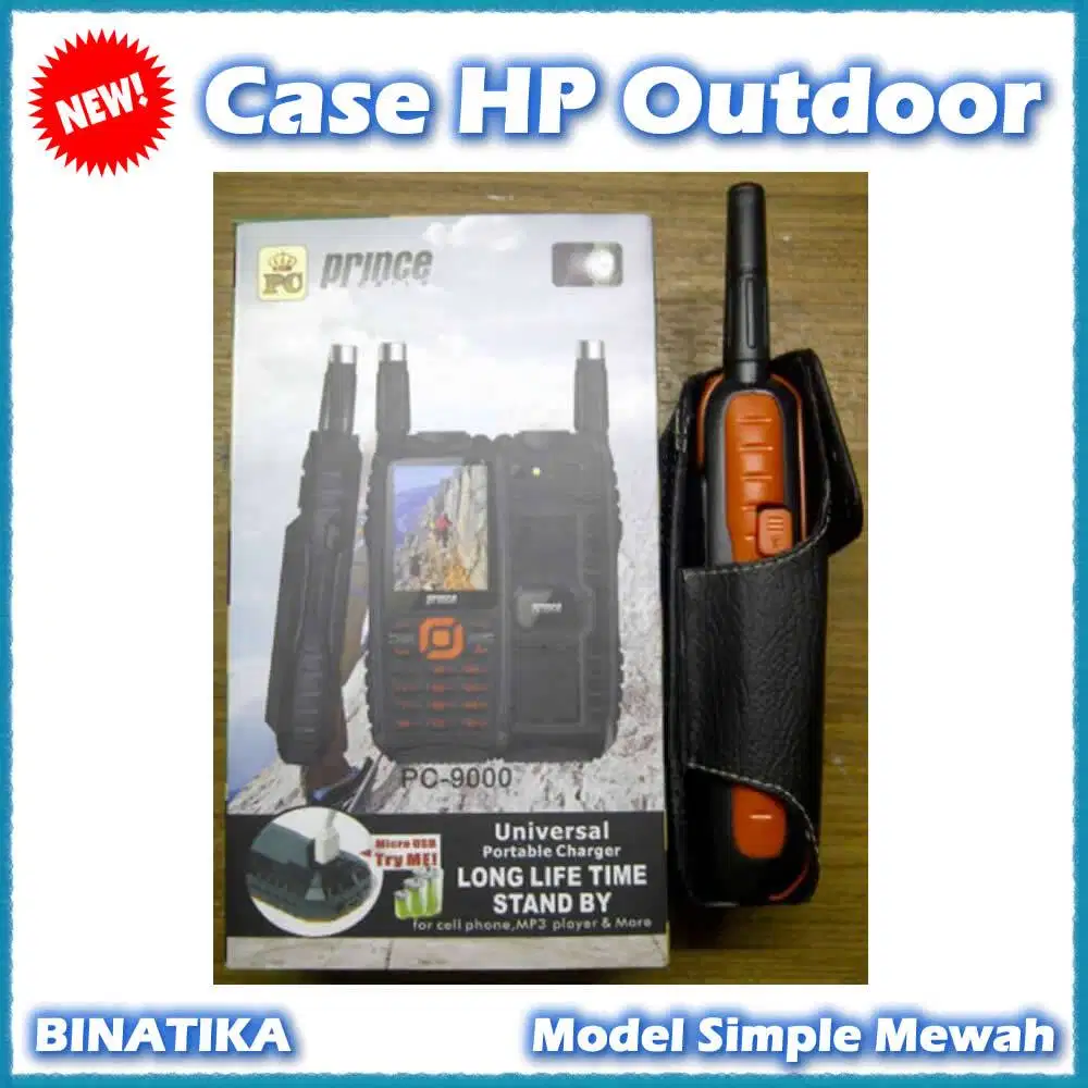 Sarung HP Case Hitam Polos Brandcode Prince Maxtron Aldo & Sejenisnya