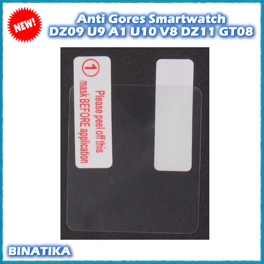 Screen Protector Anti Gores Smart Watch U9 / DZ09 / U10 / A1 / GT08