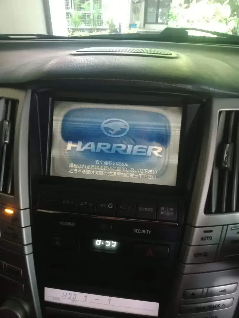 Perbaikan layar head unit alphard velvire buram