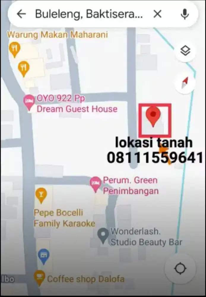 Tanah Dijual Kawasan Wisata Pantai Penimbangan 3.28 Are