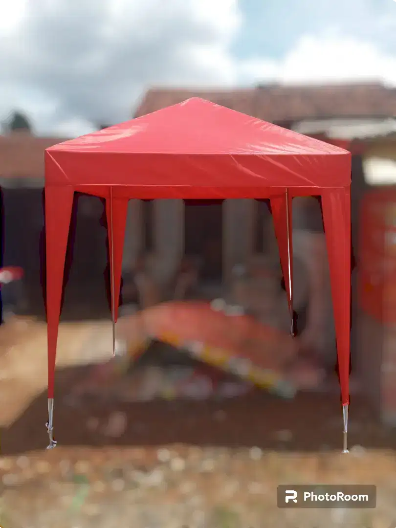 Tenda stand cafe bongkar pasang dn lipat